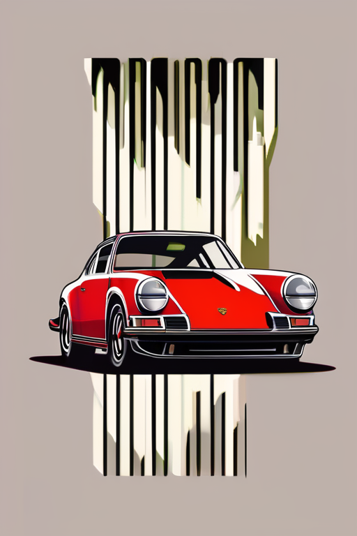 An AI generated image representing "Porsche 911"