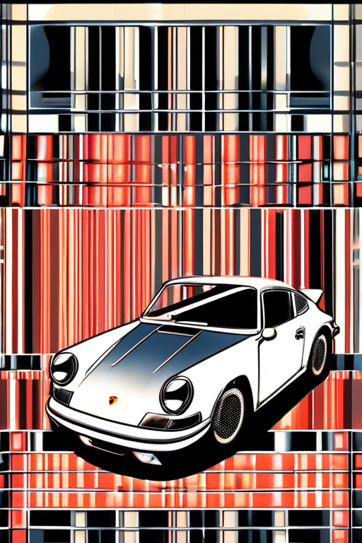 AI generated art representing "Porsche 911"