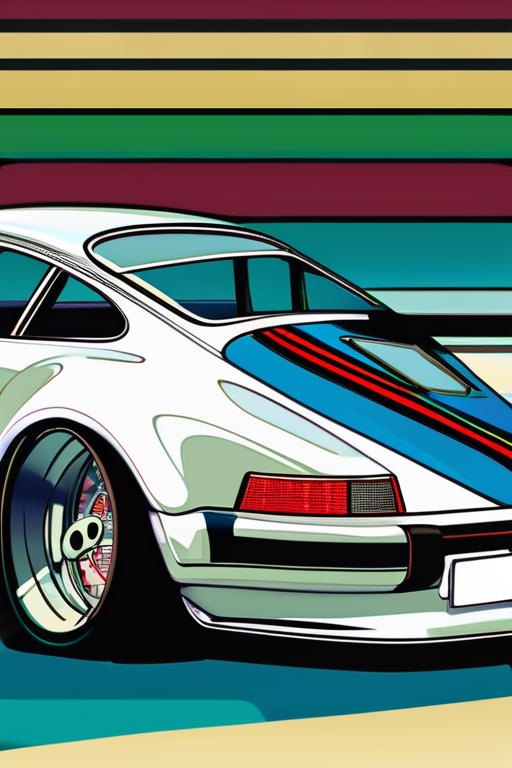 AI generated art representing "Porsche 911"